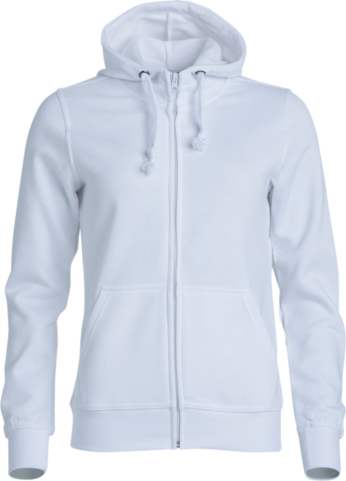 Clique - Full Zip Hoody Women - Bianco