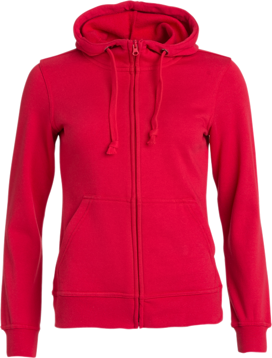 Clique - Full Zip Hoody Women - Rot