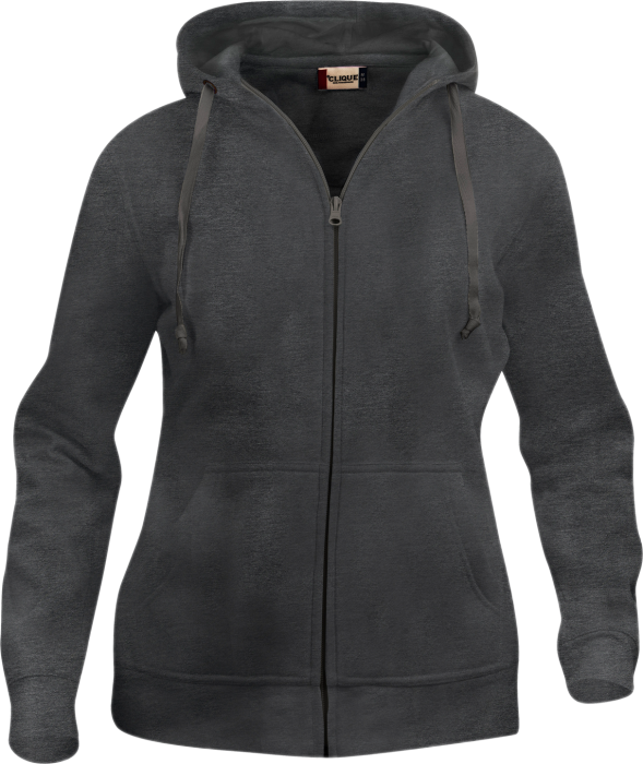 Clique - Full Zip Hoody Women - Anthracite Melange