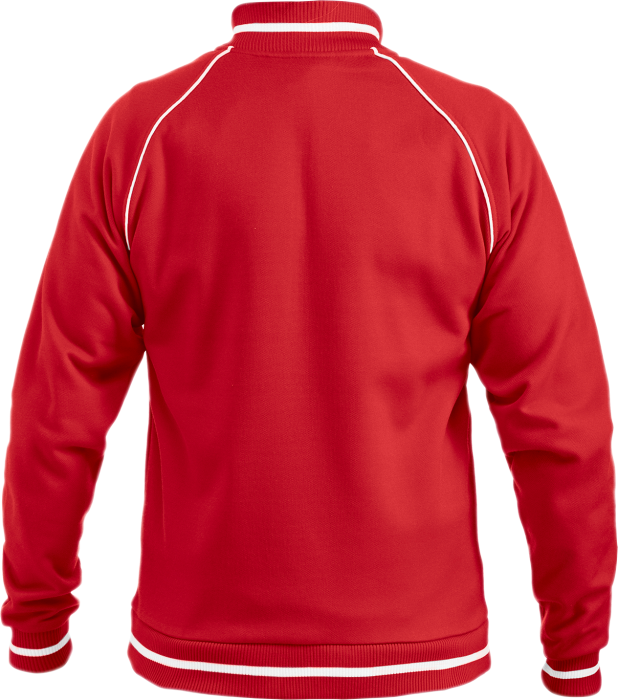 Clique - Craig Zip Top - Vermelho & branco
