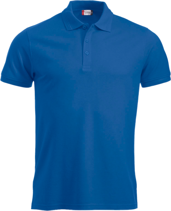 Clique - Manhatten Polo Tee Men - Królewski błękit