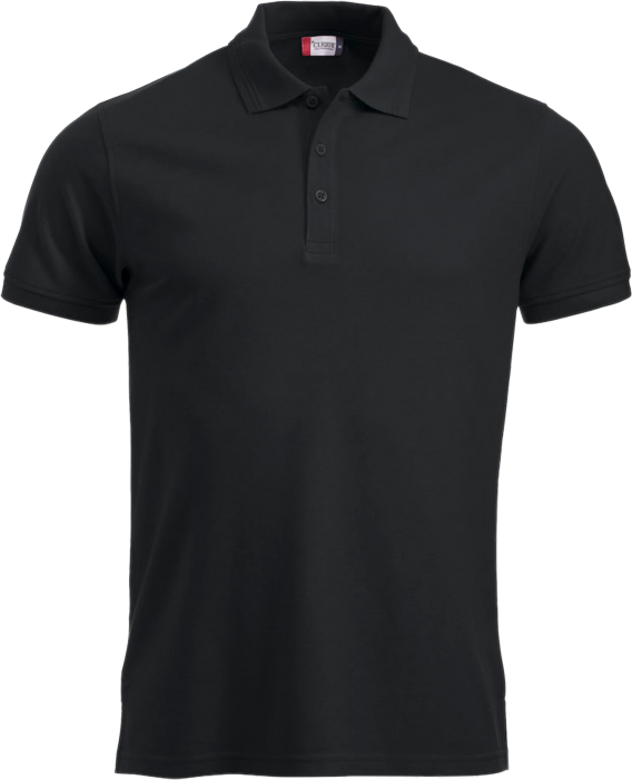 Clique - Manhatten Polo Tee Men - Czarny