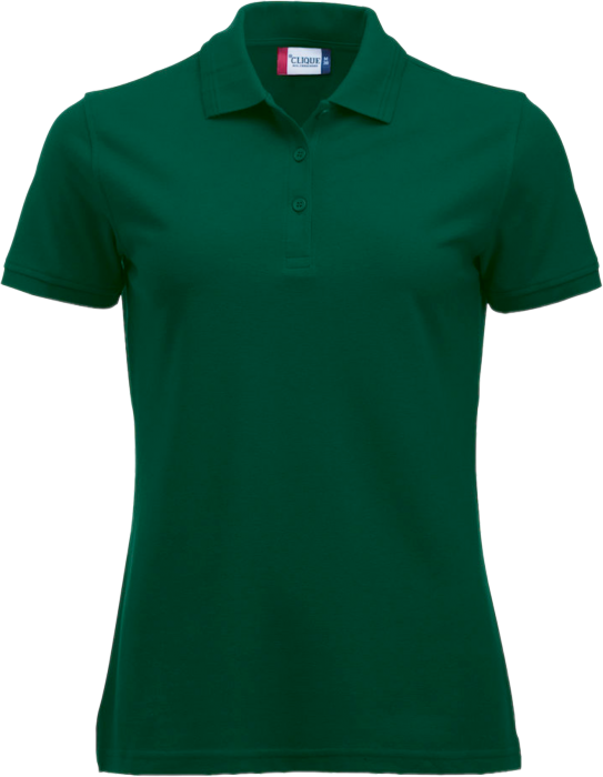 Clique - Manhatten Polo Tee Women - Groen