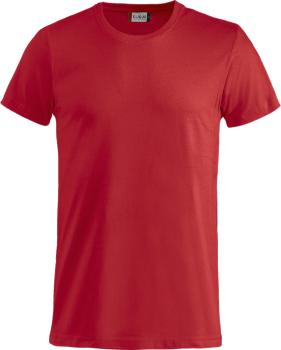 Clique - Basic Cotton T-Shirt - Röd