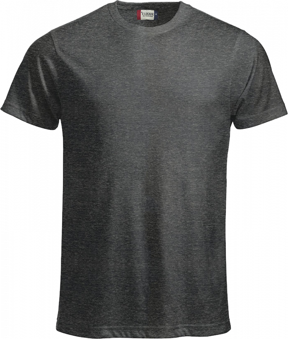 Clique - Classic Cotton Tee - Anthracite Melange