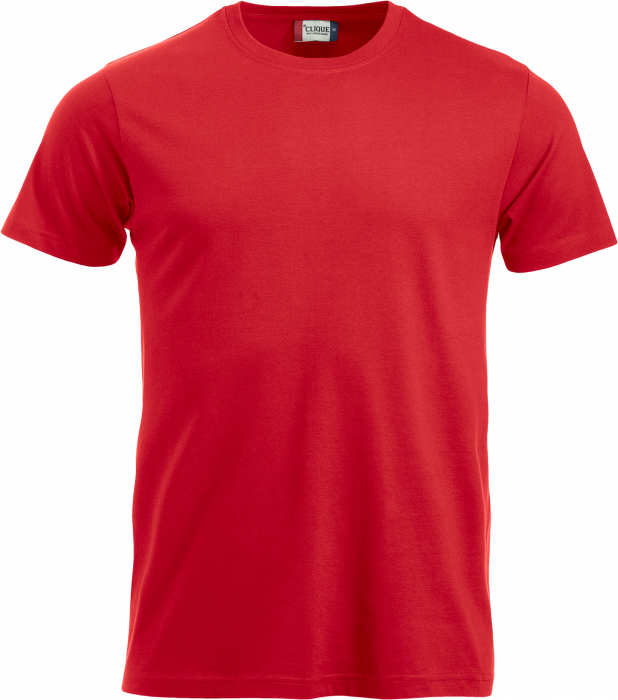 Clique - Classic Cotton Tee - Rouge