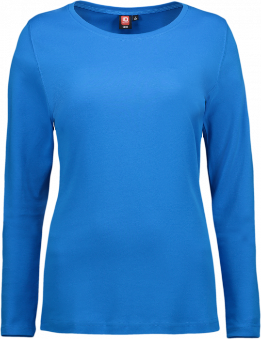 ID - Ladies' Interlock T-Shirt Long-Sleeved - Turkos