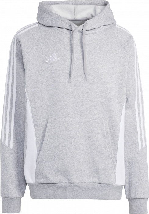 Adidas - Tiro 24 Hoodie - Light Grey & bianco