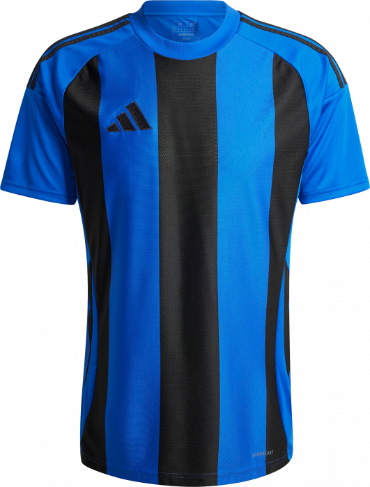 Adidas - Striped 24 Player Jersey - Royal Blue & schwarz