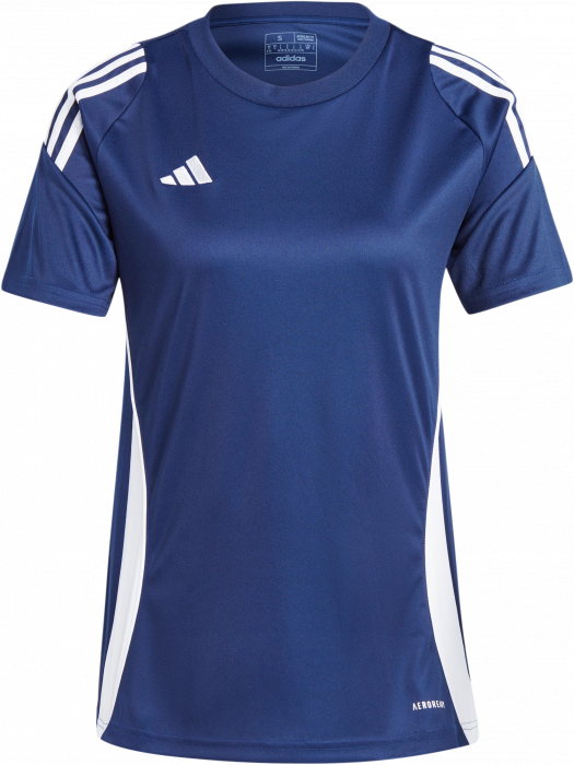 Adidas - Tiro 24 Player Jersey Women - T Navy Blue & vit