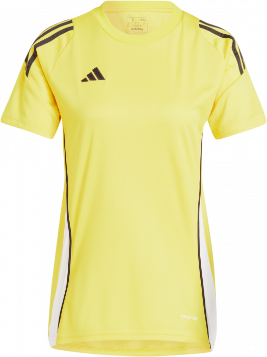 Adidas - Tiro 24 Spillertrøje Dame - T Yellow & hvid