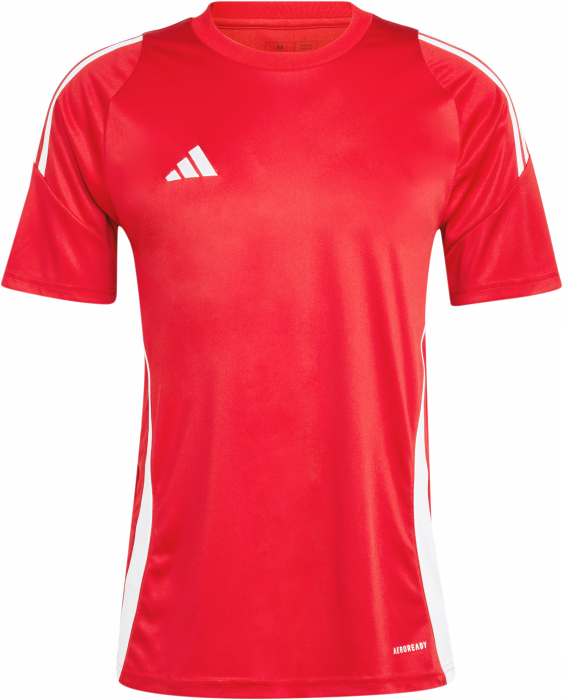 Adidas - Tiro 24 Player Jersey - T Power Red & biały