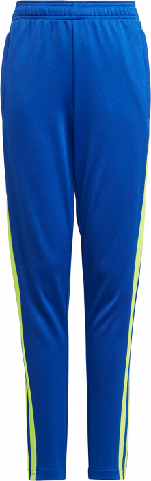 Adidas - Squadra 21 Training Pant Slim Fit - Royal Blue & żółty