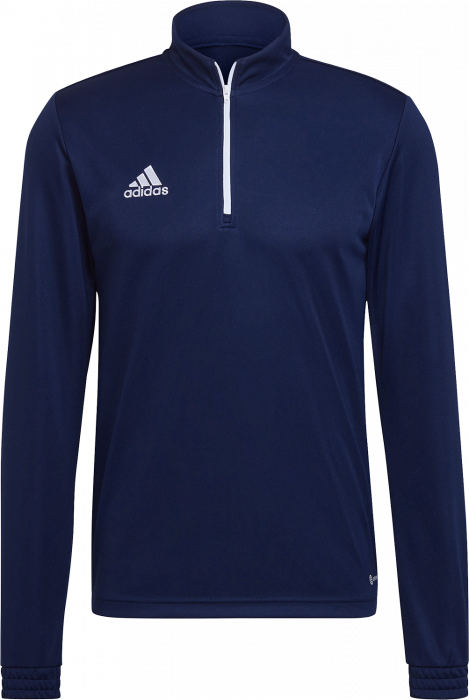 Adidas - Entrada 22 Træning Top With Half Zip - Navy blue 2 & vit