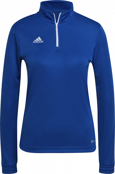 Adidas - Entrada 22 Træning Top With Half Zip Woman - Koboltblå