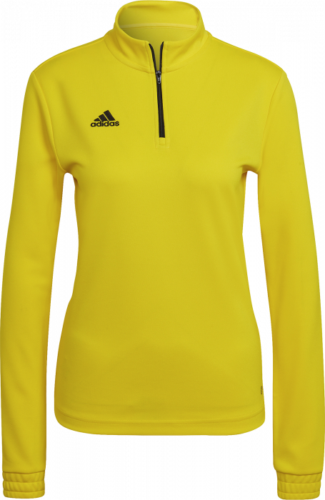 Adidas - Entrada 22 Træning Top With Half Zip Woman - Yellow