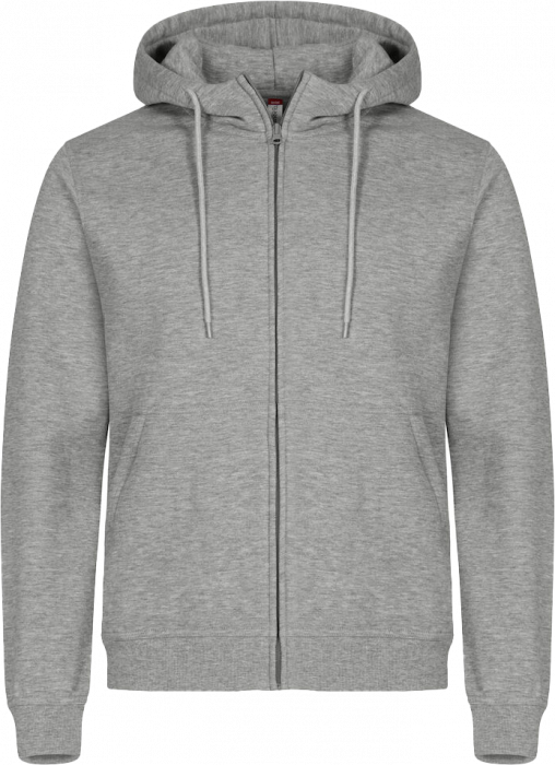 Clique - Miami Hoody Zip - Grey melange