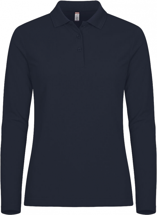 Clique - Manhattan Polo Longsleeve Women - Dark navy