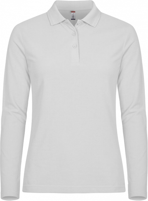 Clique - Manhattan Polo Longsleeve Women - Vit