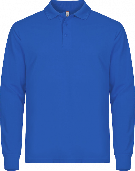 Clique - Manhattan Polo Longsleeve - Königsblau