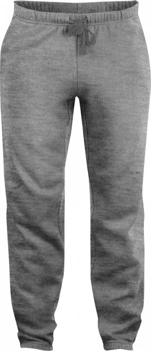 Clique - Basic Joggingbukser Jr. I Bomuld - Grey melange