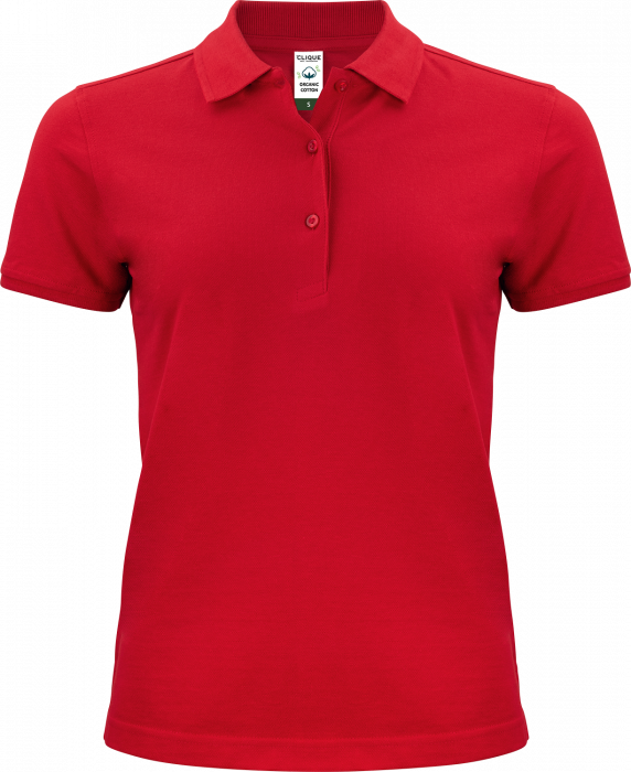 Clique - Classic Organic Cotton Polo - Rot