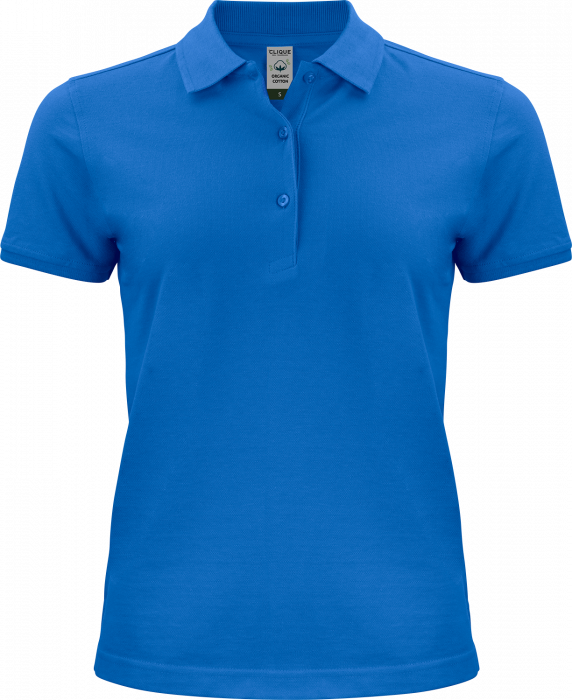 Clique - Classic Organic Polo For Women - Koninklijk blauw