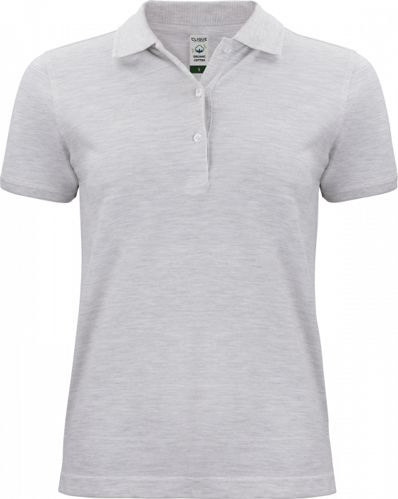 Clique - Classic Organic Cotton Polo - Blanco