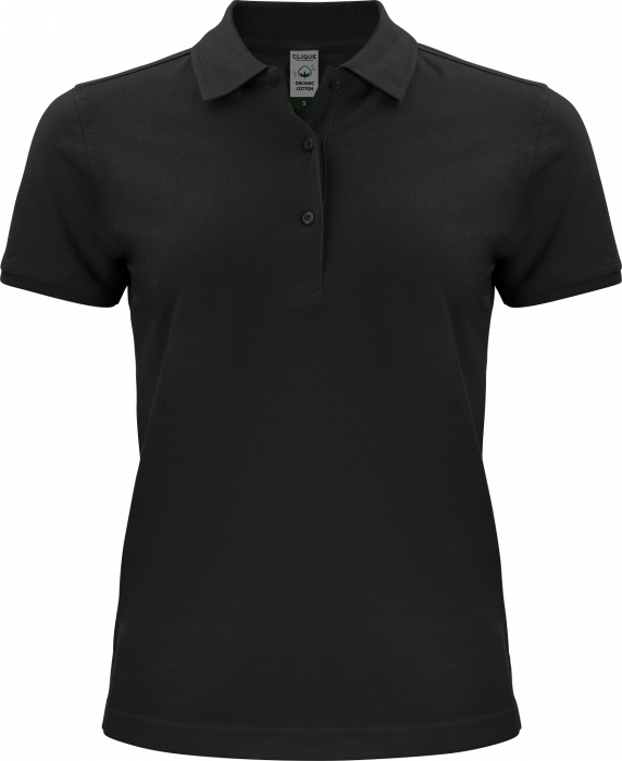 Clique - Classic Organic Cotton Polo - Schwarz