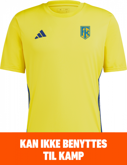 Adidas - Fik Jersey Kids - T Yellow & royal blue