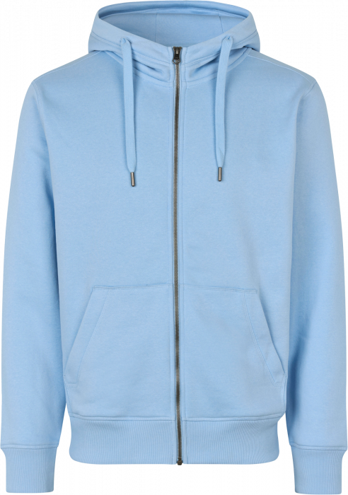 ID - Hoodie W. Zip  (Mens) - Azul claro