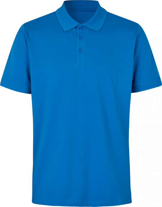 ID - Organic Polo T-Shirt Men - Azur