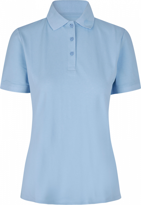 ID - Organic Poloshirt Women - Azul claro