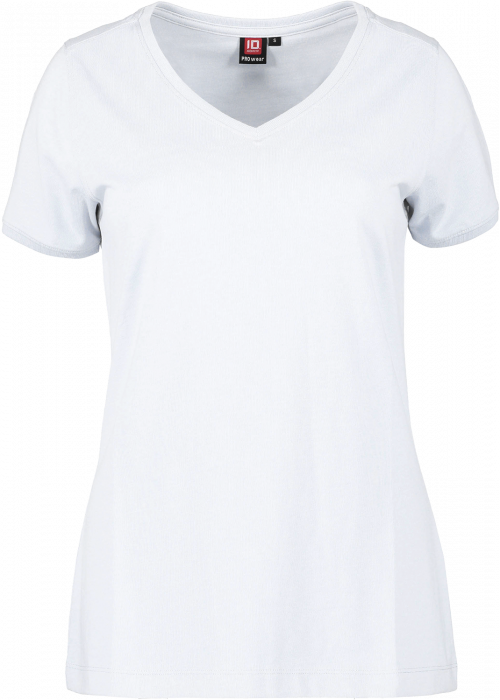 ID - Pro Wear Care V-Neck T-Shirt Women - Vit