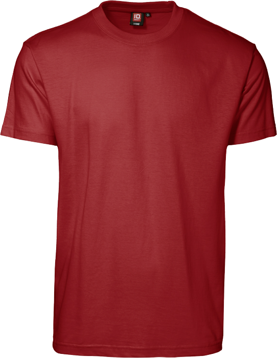 ID - Cotton T-Time T-Shirt Ks - Red