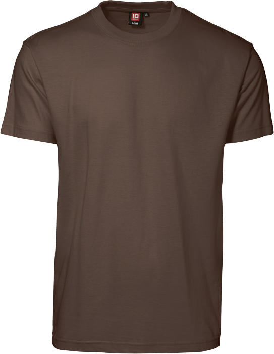 ID - Bomulds T-Time T-Shirt Voksen - Mocca