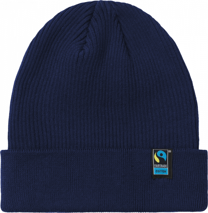 Neutral - Organic Mixed Knit Beanie - Navy