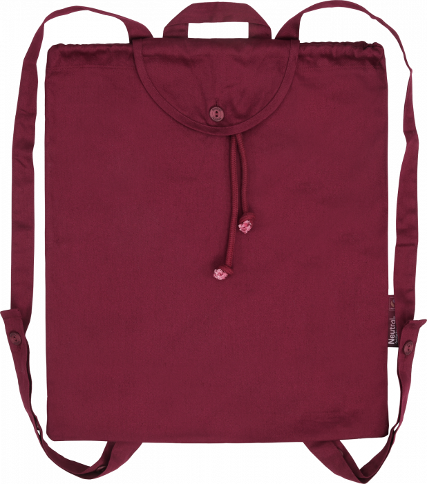 Neutral - Eco Cotton Twill Light Backpack - Bordeaux