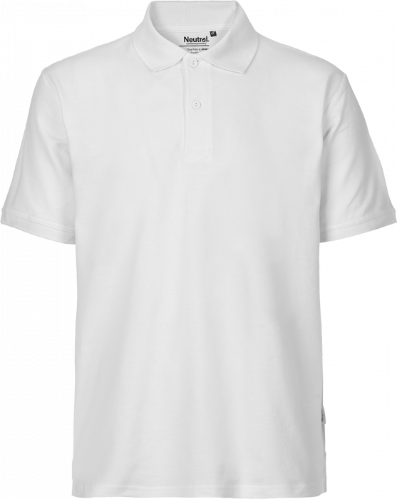 Neutral - Classic Cotton Polo Men - White