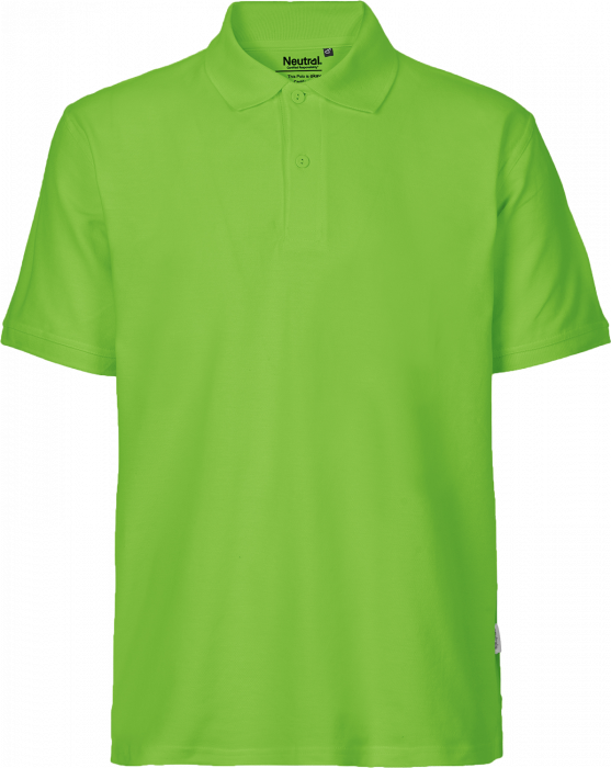 Neutral - Classic Cotton Polo Men - Lime