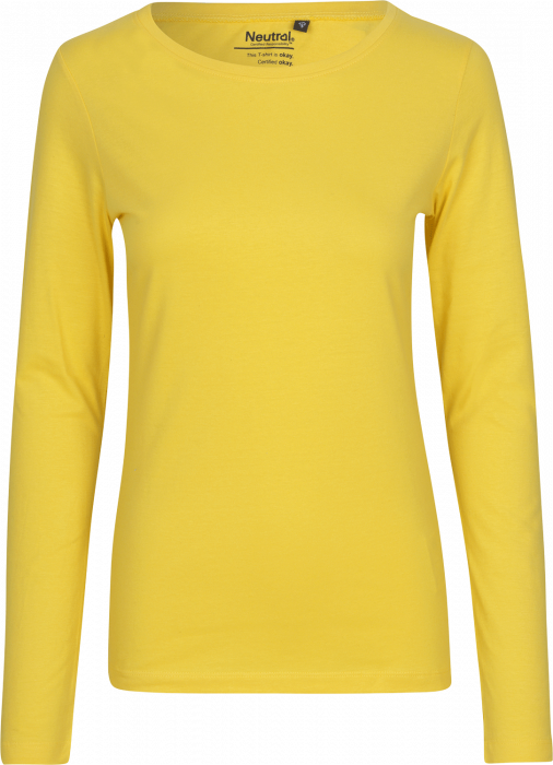 Neutral - Langærmet T-Shirt Dame - Yellow