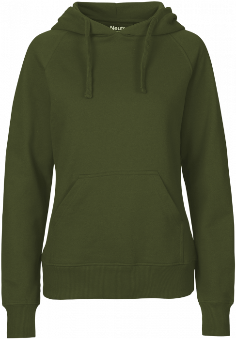 Neutral - Organic Cotton Hoodie Women - Military