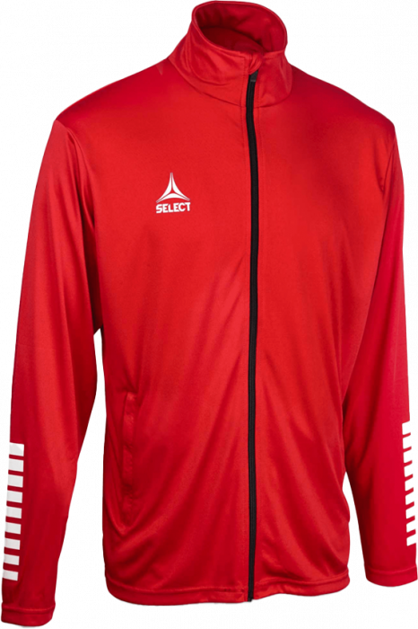 Select - Pisa Training Zip Jacket - Red & white