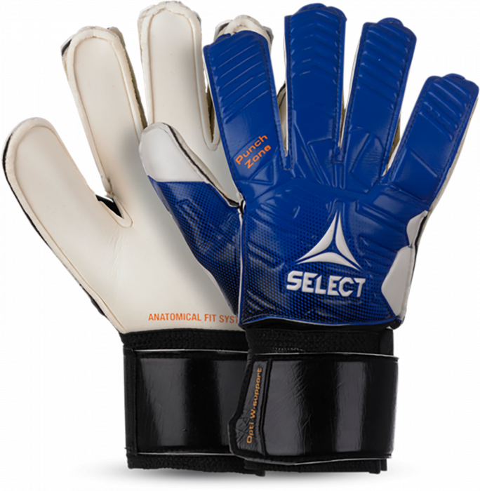 Select - 03 Youth Goal Keeper Gloves V23 - Azul & blanco